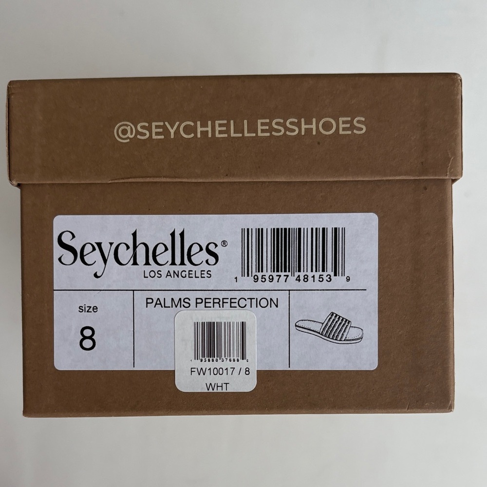 Seychelles Women's White Woven Sandals-NEW-NEVER WORN! - Picture 4 of 4